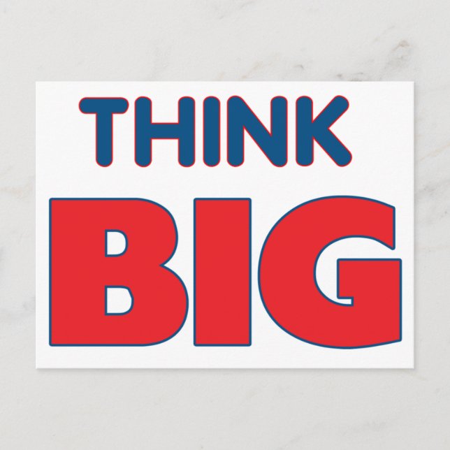 Think Big Postcard (Front)