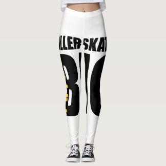 THINK BIG ROLLER-SKATING SPORTS DESIGNS LEGGINGS