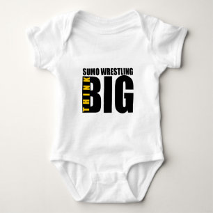 THINK BIG SUMO-WRESTLING SPORTS DESIGNS BABY BODYSUIT