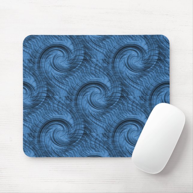 Think Blue..... Mouse Mat (With Mouse)