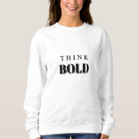 Think bold black and white unique minimal women