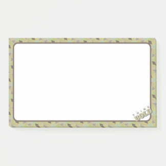 Think Bold Brainstorming Olive Green Post-it Notes