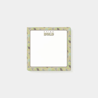 Think Bold Olive Green Brainstorming Post-it Notes