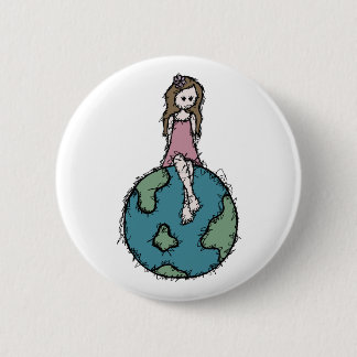 Think Change 6 Cm Round Badge