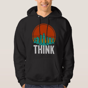 Think Chess Vintage Chess Player Hoodie