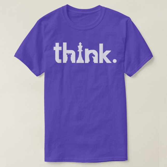 Think ChessMatching Gambit Chess Player And ChessL T-Shirt (Design Front)