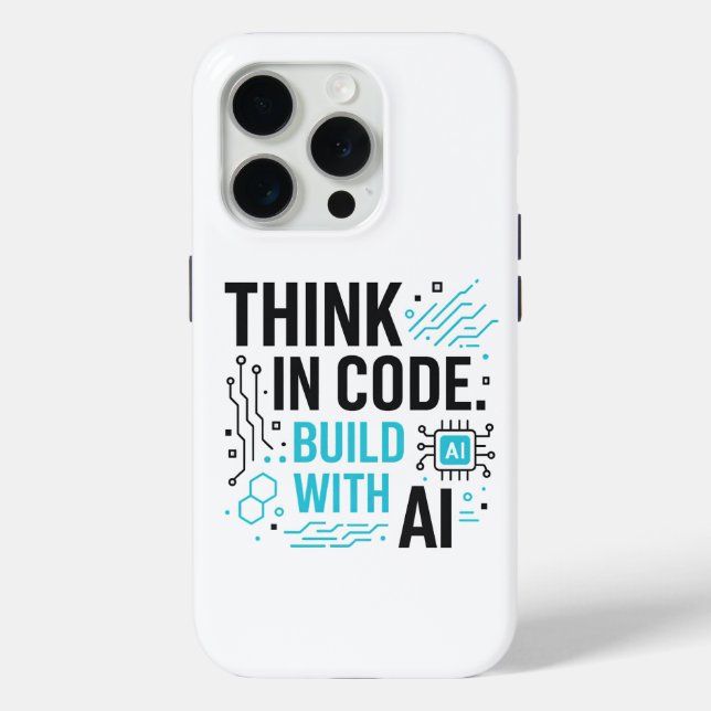 Think Code Build AI Case | Tech Builder Cover (Back)
