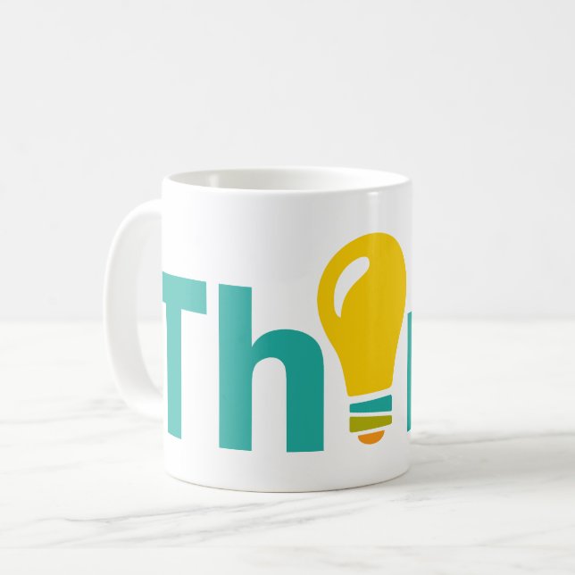 Think Coffee Mug (Front Left)