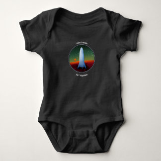 Think Cosmic Act Human Space  Baby Bodysuit