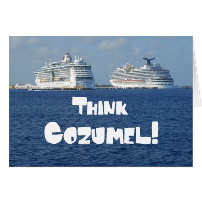 Think Cozumel! (Front Horizontal)