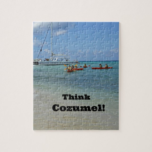 Think Cozumel! Jigsaw Puzzle (Vertical)