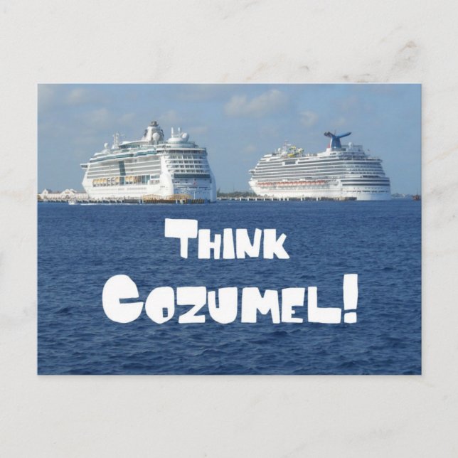 Think Cozumel! Postcard (Front)