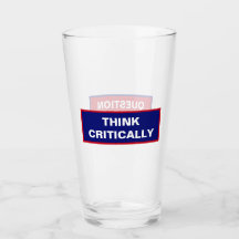 Think Critically Question Authority Front Back