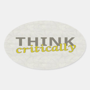 Think Critically Stickers
