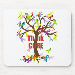Think CURE (2).png Mouse Mat