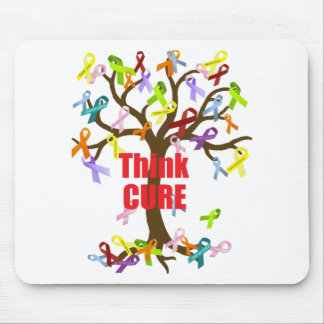 Think CURE (2).png Mouse Mat