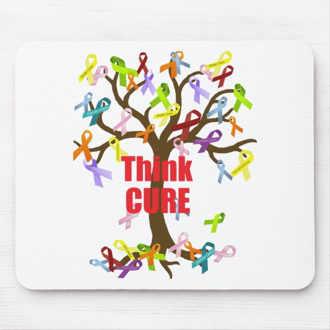 Think CURE (2).png Mouse Mat (Front)