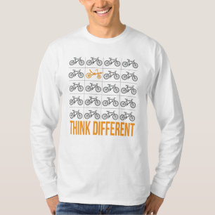 Think Different Recumbent Bike Cyclist T-Shirt