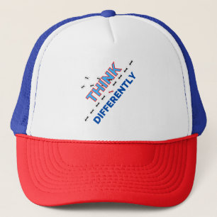 Think differently 6.w trucker hat