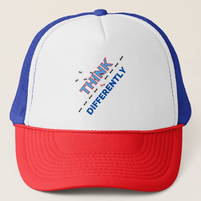 Think differently 6.w trucker hat (Front)