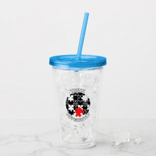 Think differently 7.b acrylic tumbler