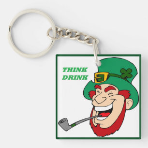 THINK DRINK KEY RING