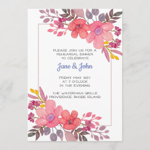 Think Dusty Pinks Invitation