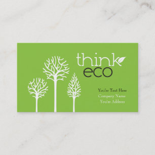 Think Eco Business Cards