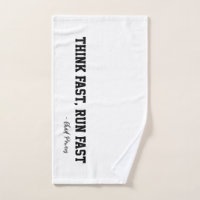 Think Fast Run Fast Sports Football Motivation