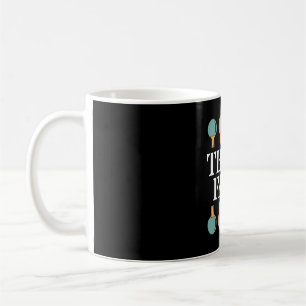 Think Fast Table Tennis Gift Ping Pong Club Coffee Mug