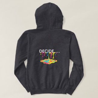 Think • Feel • Decide – Abstract Brain & Heart Hoodie
