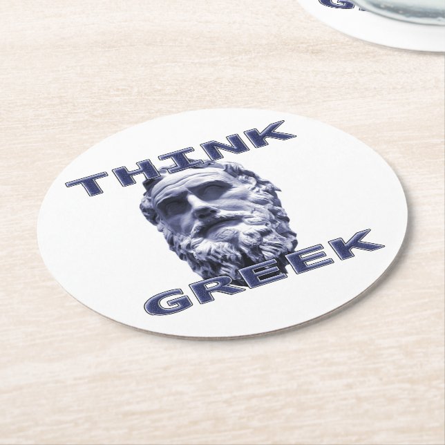 Think Greek Coasters (Angled)