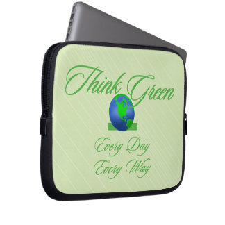 Think Green 2 Neoprene Laptop Sleeve 10 inch