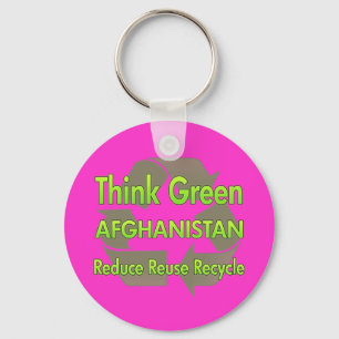 Think Green Afghanistan Key Ring