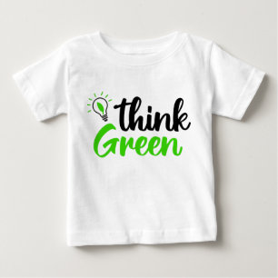 think green baby T-Shirt