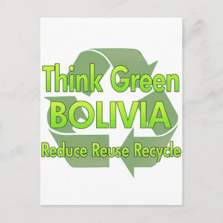 Think Green Bolivia Postcard