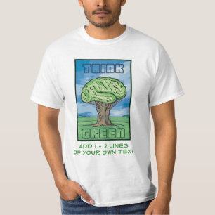 Think Green Brain T-Shirt