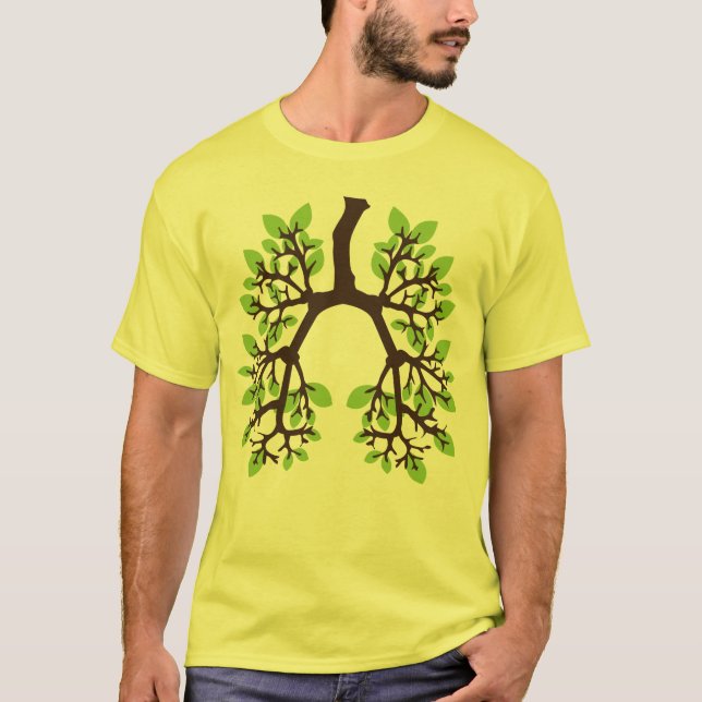 Think Green Breathe Green T-Shirt (Front)