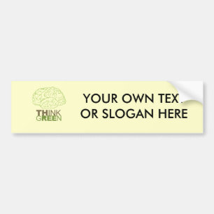 THINK GREEN - BUMPER STICKER