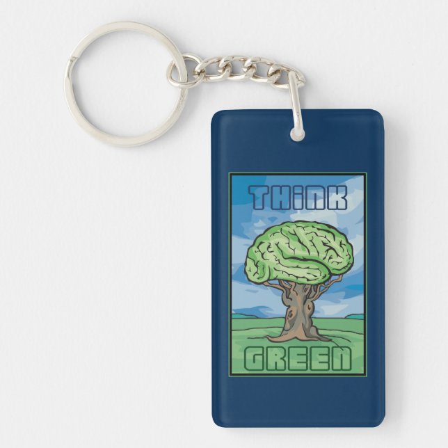 Think Green Key Ring (Front)