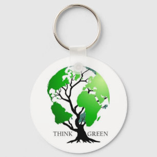 Think Green Key Ring