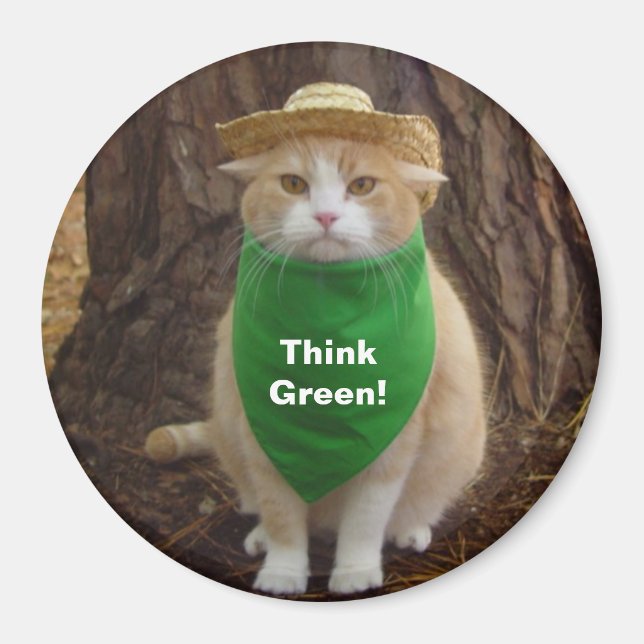Think Green! Magnet (Front)