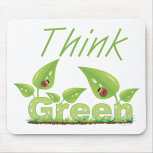 Think Green Mouse Mat