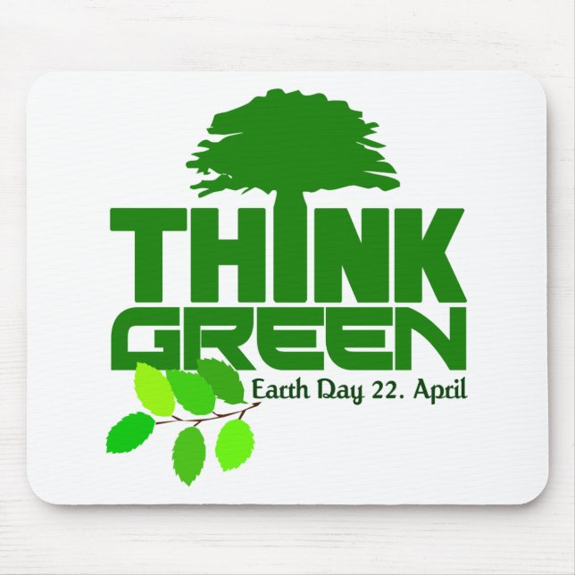 Think Green mousepad (Front)