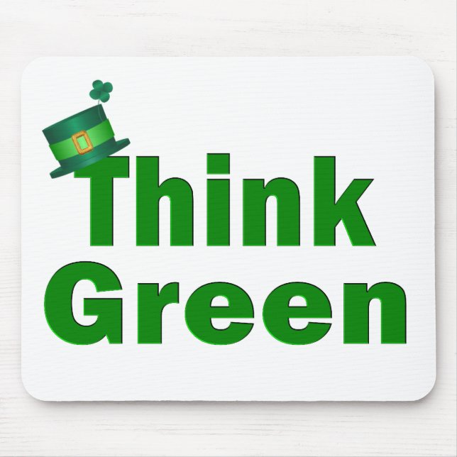 Think Green Mousepad (Front)