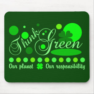 Think Green mousepad