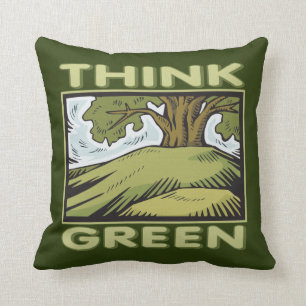 Think Green Oak Tree Cushion