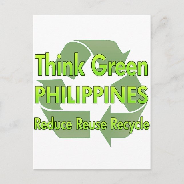 Think Green Philippines Postcard (Front)