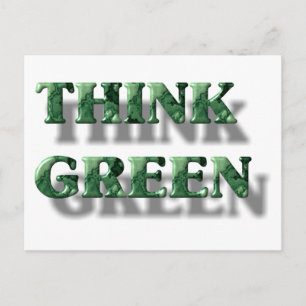 Think Green Postcard
