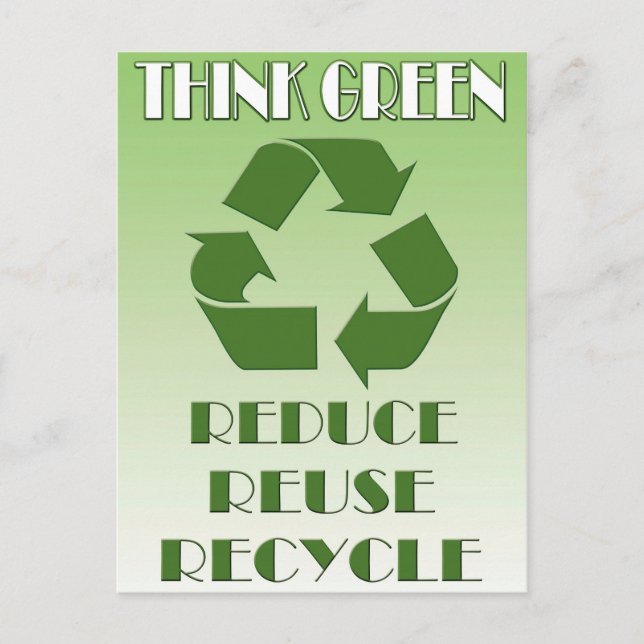 Think green postcard (Front)